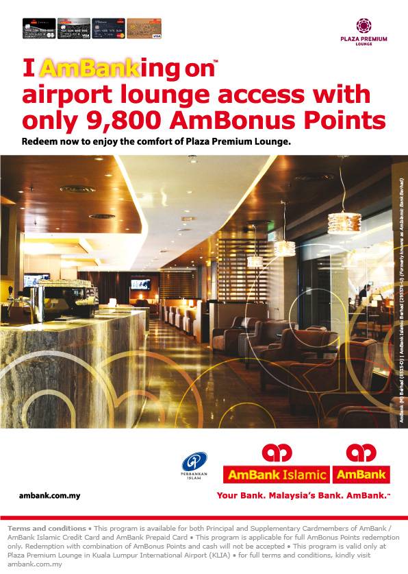 Ambank Credit Card Promotion - Airport lounge access with ...