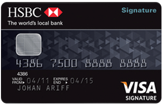 Visa credit hsbc card signature HSBC Visa
