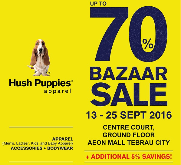 Public Bank Credit Card Promotion Hush Puppies Apparel Bazaar Sale Aeon Mall Tebrau City