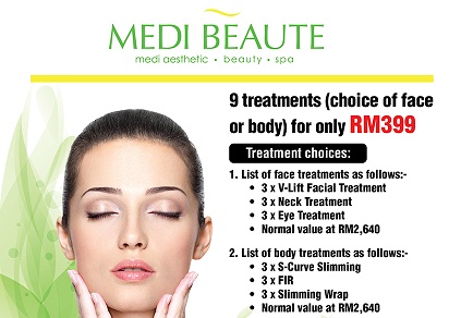Public Bank Credit Card Promotion 9 Treatments Choice Of Face Or Body For Rm399 Medi Beaute